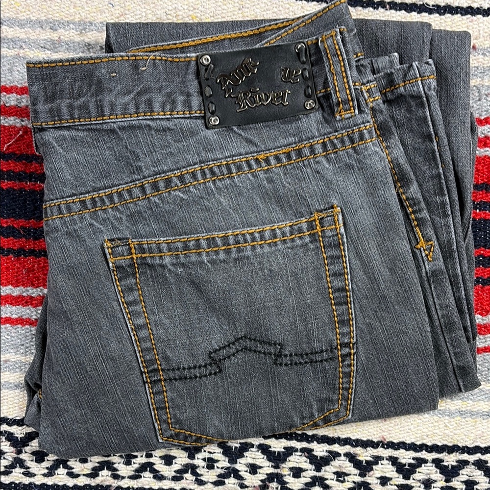 Antique Rivet Straight Leg Denim Size 38x32